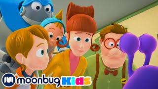 ET  Arpo The Robot  Kids Cartoons amp Nursery Rhymes  Moonbug Kids [upl. by Ahsinrat]