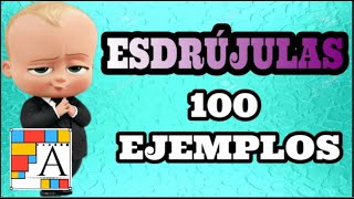 🔵EJEMPLOS de PALABRAS ESDRÚJULAS para niños de primaria  100 [upl. by Laekim]