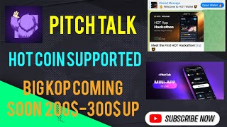 Pitch Talk Telegram mining Hot coin Supported Verify Mining Earn Free 200300 Bangla 2024 [upl. by Llerod]