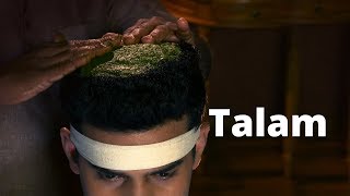 Applying Medicated paste on the forehead  Talam Thalam [upl. by Heywood]