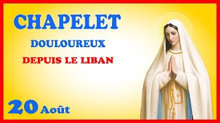 CHAPELET 🙏 Mardi 20 Août  Mystères Douloureux [upl. by Afrikah]