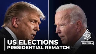 2024 US presidential election Biden and Trump favourites to face each other [upl. by Melia]