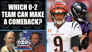 Which 02 NFL Team Can Make a Comeback  THE ODD COUPLE [upl. by Hardden642]