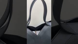 Saint Laurent Fine Grain Leather Tote Bag [upl. by Ecnarret3]