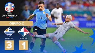 Copa América 2024  Uruguay 31 Panamá  Grupo C [upl. by Baptist267]