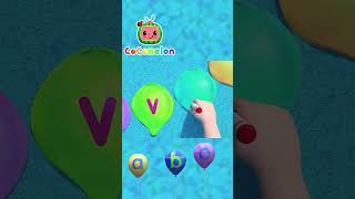 ABC Song with Balloons Shorts  CoComelon Nursery Rhymes and Kids Songs [upl. by Bowler772]