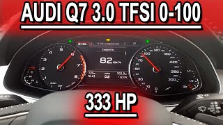 Audi Q7 30 TFSI 2016 acceleration 0100 [upl. by Nocaed333]