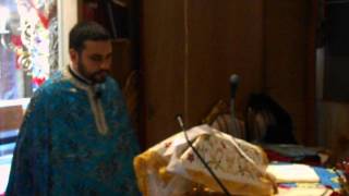 Fr George Anastasiou Chanting Petitions During Divine Liturgy [upl. by Placidia]