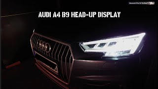 AUDI A4 B9 HEAD UP DISPLAY [upl. by Laehplar]