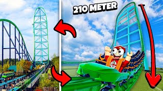 De HOOGSTE Achtbaan ooit Namaken 🎢   Roblox Themepark Tycoon 2 [upl. by Hellman]