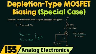 DepletionType MOSFET Biasing Special Case [upl. by Tivad]