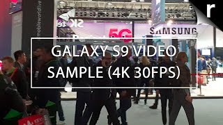 Samsung Galaxy S9 Video Test 4K 30FPS [upl. by Setiram]