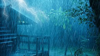 Fall Asleep Easily in 2 Minutes with Heavy Rain amp Intense Thunder  Thunderstorm Sounds for Sleeping [upl. by Emma]