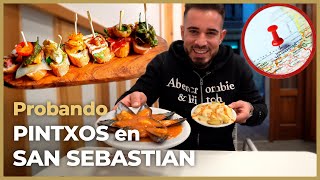 Los MEJORES PINTXOS de SAN SEBASTIÁN ¡ALUCINANTES [upl. by Drawets]