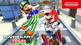 Mario Kart Tour  Summer Tour Trailer [upl. by Eidnalem]