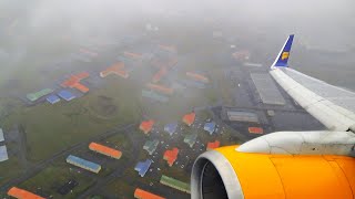 FULL THROTTLE Icelandair Boeing 757300 Takeoff at Keflavik Reykjavik  HD InFlight Video [upl. by Shaffer]