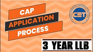 CAP Application for LLB 3 202425  LLB 3  MHACET LLB3  Hindi [upl. by Sherilyn]