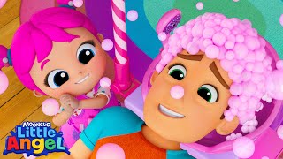 This is the Way We Wash Our Hair  Little Angel Kids Songs amp Nursery Rhymes [upl. by Samaj]