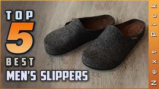 Top 5 Best Mens Slippers Review in 2024 [upl. by Engleman]