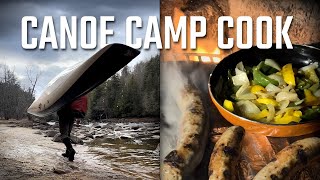 Adirondack Canoe Camping Raquette River Falls  Camp Cooking [upl. by Baryram]