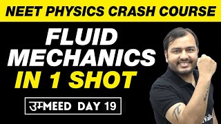 FLUID MECHANICS IN ONE SHOT  All Concepts Tricks amp PYQs  NEET Physics Crash Course [upl. by Irrehc305]