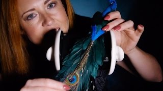 ASMR Feather Ears ✨ TinglesIn15 ✨ Soft Spoken amp Whispers [upl. by Lucic874]