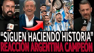 PRENSA MUNDIAL REACCIONA a ARGENTINA CAMPEÓN vs COLOMBIA FINAL COPA AMÉRICA [upl. by Eecyac]