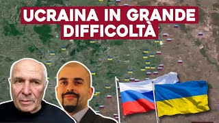 UCRAINA IN GRANDE DIFFICOLTÀ e con POCHI SOLDATI ANALISI con GEN CAMPORINI e E BROGI [upl. by Macdougall]