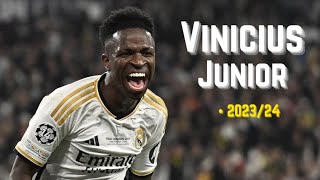 🇧🇷 Vinicius Junior  202324 • Rightful Ballon Dor Winner • INSANE Skills Assists amp Goals • HD [upl. by Hpesojnhoj]