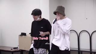 TAEHYUNG amp JUNGKOOK SING MY TIME MOTSONE DVD [upl. by Mahon]