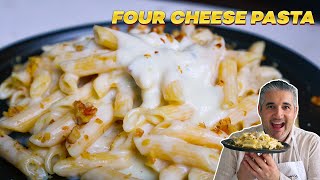 How to Make FOUR CHEESE PASTA Like an Italian [upl. by Sidnee]