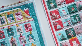 How to make a fabric pocket advent calendar  Using the Dashwood Studio Fabric Panels [upl. by Schroth755]