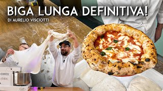 RICETTA BIGA LUNGA DEFINITIVA la pizza di AURELIO VISCIOTTI con il WITT ETNA ROTANTE [upl. by Itaws]