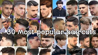 30 Most Popular Haircuts with Names  30 best Hairstyles For Men in 2024 [upl. by Dun]