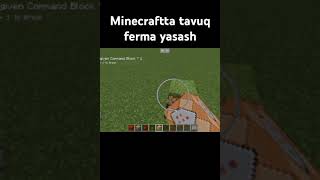 Minecraftta tavuq ferma yasash [upl. by Aimerej]