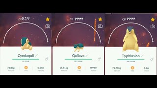 Cyndaquil evolution into Quilava and Typhlosion in Pokemon GO  Trainer Ari [upl. by Liebowitz690]