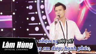 Karaoke Cố Gắng Không Khóc Beat Chuẩn  Lâm Hùng [upl. by Enos43]