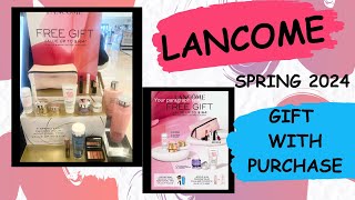 LANCOME SPRING 2024 GIFT WITH PURCHASE ABSOLUE OR RENERGIE [upl. by Zetnwahs]