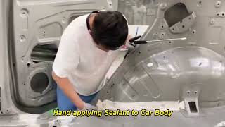 Automotive Seam Sealer Sealing Auto Car Body Weld Seams Joints Sheet Metal Gap Adhesive Sealant [upl. by Darius856]