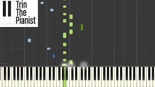 Preludio en Do menor BWV 999  J S Bach  Tutorial para piano  Synthesia [upl. by Elaval909]