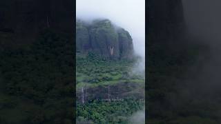 Natures serenity captured from above🍃⛰️devkund waterfall scenery scene waterfalls clouds [upl. by Nnylannej]