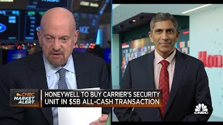 Honeywell CEO Vimal Kapur on 5 billion Carrier unit deal security portfolio and growth outlook [upl. by Gabriell]