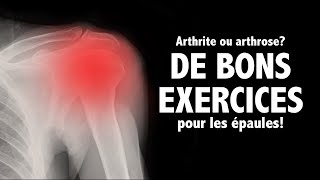 Arthrite et arthrose  des exercices pour lépaule niv 2  intermédiaire [upl. by Ulric]