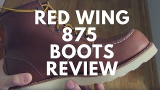 Red Wing Heritage 875 quotOroiginalquot Boots 6quot Moc [upl. by Euphemiah]