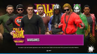 Team Fcked vs Yo Video Games Final Chapter Fall Brawl War Games Special WWE 2K24 [upl. by Auqinaj11]