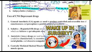 المهدئات  رابع صيدلة  depressants  pharmaceutical 4th  part1 [upl. by Froma]