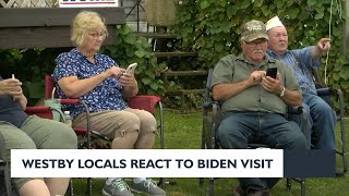 Westby locals react to Biden visit [upl. by Herculie64]