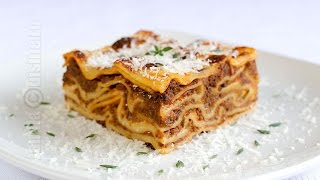 Lasagna Bolognese  JamilaCuisine [upl. by Rednaeel]