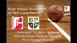 2024 Philadelphia Catholic League Basketball First Round  Archbishop Carroll vs BonnerPrendergast [upl. by Ploss981]