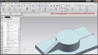 Siemens Nx Training Tutorial  UG Nx CAD Tutorial  How to create Rib  Stiffener in Nx [upl. by Dnomaj]